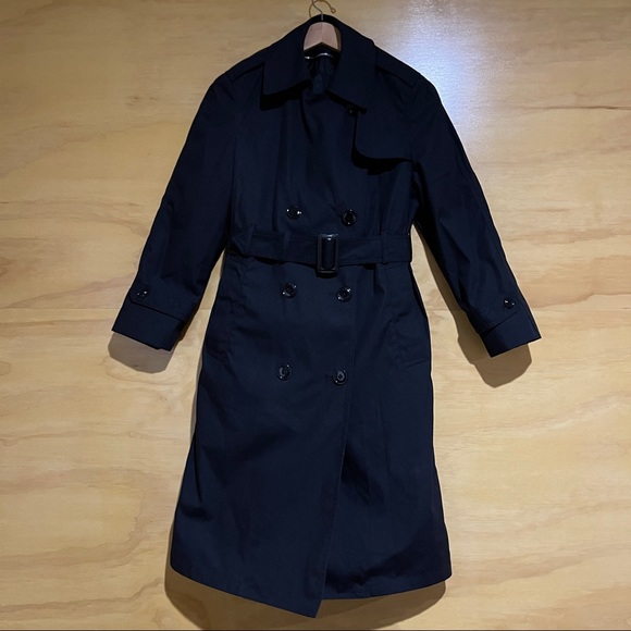 NWOT US Army DLATS Women's All Weather Coat, Black - Picture 2 of 13